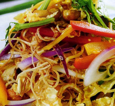 Công thức làm món: Gỏi bắp chuối đậu hũ ky (Món chay)