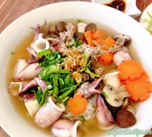 Công thức làm món hủ tiếu mực băm bổ dưỡng