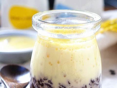 cong thuc lam pudding nep cam ngot ngay Công thức làm Pudding nếp cẩm ngọt, ngậy