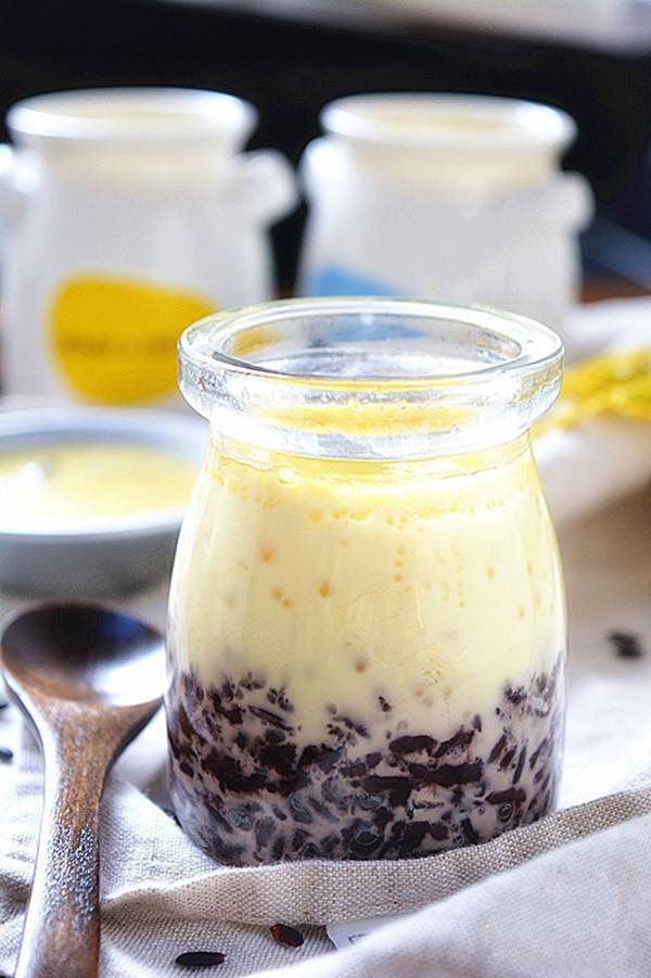 Công thức làm Pudding nếp cẩm ngọt, ngậy