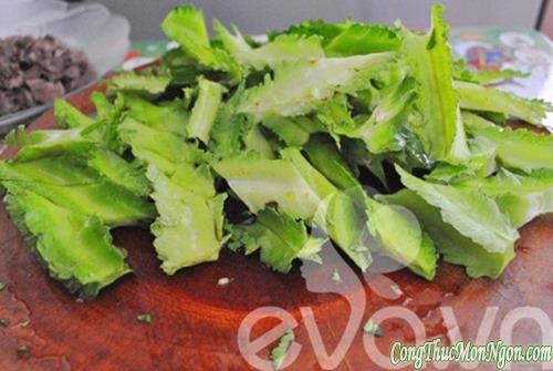 Công thức món đậu rồng xào mề chim