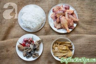Công thức nấu món Bún măng vịt mát lành