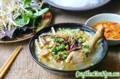 Công thức nấu món Bún măng vịt mát lành