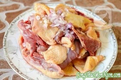 Công thức nấu món Bún măng vịt mát lành