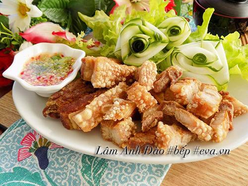 Công thức siêu đơn giản cho món thịt heo chiên bì giòn