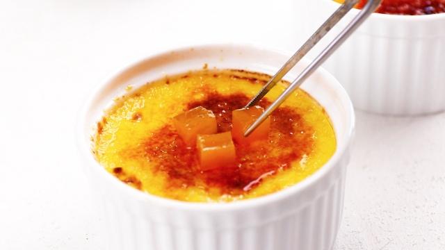 Cream brulee bí đỏ