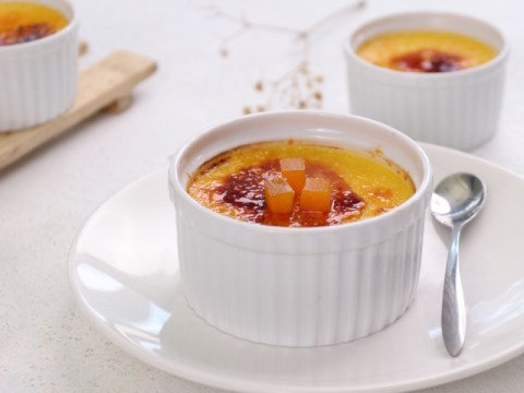 cream brulee bi do Cream brulee bí đỏ