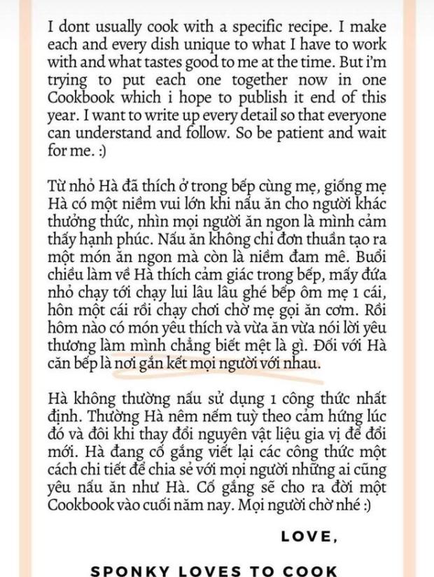 Cuối cùng Hà Tăng cũng đã chuẩn bị ra mắt sách nấu ăn, lời tâm sự về quá trình thực hiện gây xúc động mạnh