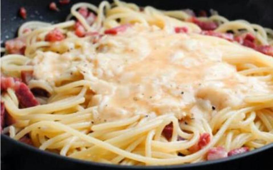 Cuối tuần đãi cả nhà món mì Ý Carbonara ngon hơn ở tiệm