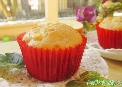 cuoi tuan lam banh muffin tao an choi Cuối tuần làm bánh muffin táo ăn chơi