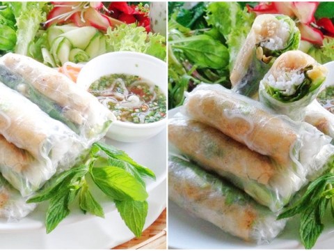 cuoi tuan lam goi cuon nem mon an choi la mieng hap dan 11 Cuối tuần làm gỏi cuốn nem, món ăn chơi lạ miệng hấp dẫn