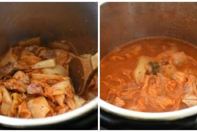 Cuối tuần se lạnh làm ngay nồi canh kim chi, vừa ăn vừa xuýt xoa thật thích