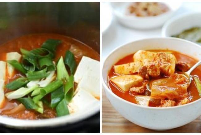 Cuối tuần se lạnh làm ngay nồi canh kim chi, vừa ăn vừa xuýt xoa thật thích