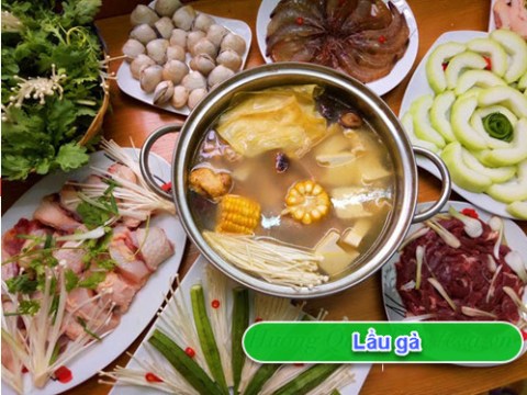 cuoi tuan thuong thuc lau ga tuyet ngon ai nhin cung them chay nuong mieng Cuối tuần thưởng thức lẩu gà tuyệt ngon, ai nhìn cũng thèm chảy nướng miếng