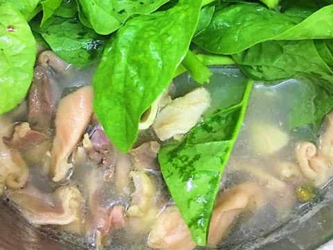 da day om tieu xanh ngon mieng cuoi tuan Dạ dày om tiêu xanh ngon miệng cuối tuần