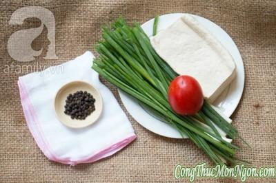 Đậu phụ chấy thêm hương vị cho ngày ăn chay