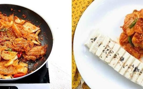 Đậu phụ và thịt xào kim chi: Món ngon 2 trong 1 cho bữa tối chuẩn bị trong nháy mắt