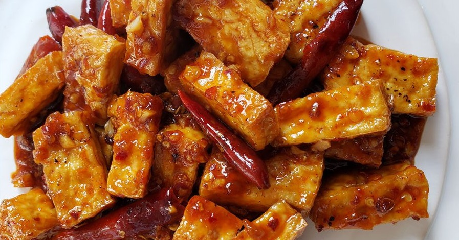Đậu phụ xốt nước tương đậm đà ngon cơm cho bữa tối