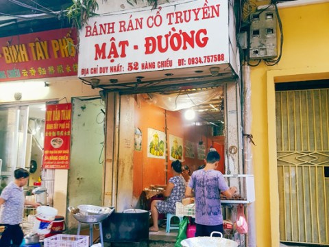 dia chi cuoi tuan banh ran mat gan o quan chuong Địa chỉ cuối tuần: Bánh rán mật gần Ô Quan Chưởng