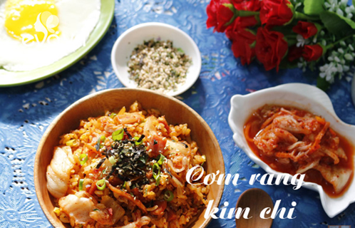 Đổi vị bữa sáng với cơm rang kim chi