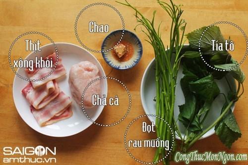 Đổi vị với thịt xông khói cuốn chả cá lạ miệng