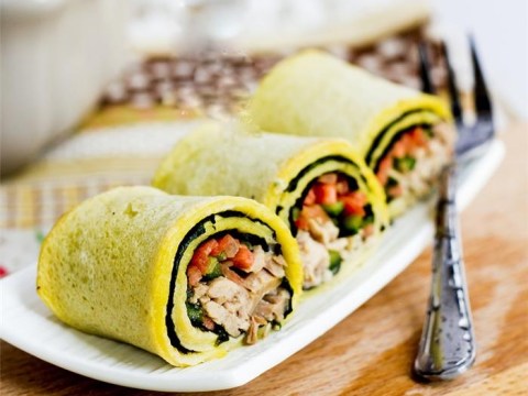 doi vi voi trung cuon rong bien la mieng Đổi vị với trứng cuộn rong biển lạ miệng