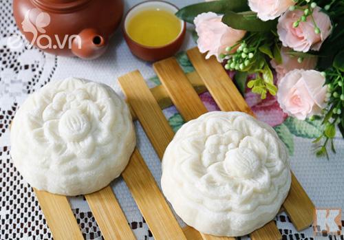 Đón Trung thu với bánh dẻo nhân đậu xanh trắng ngần