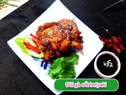 dui ga chien sot teriyaki tuyet ngon cho cuoi tuan Đùi gà chiên sốt teriyaki tuyệt ngon cho cuối tuần