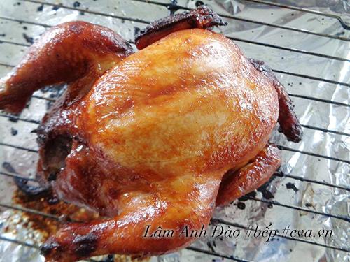 Gà nướng lò vị BBQ tuyệt ngon cho Giáng sinh