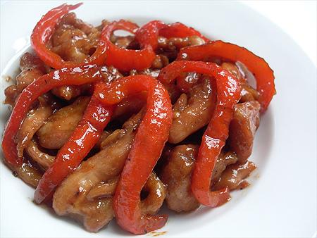 Gà xào ớt chuông với sốt Teriyaki ngon tuyệt vời