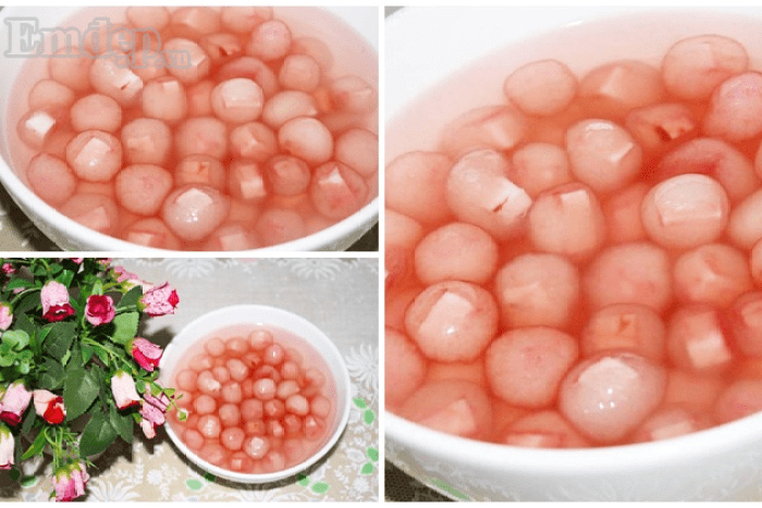 Giải nhiệt mùa hè với nước dừa trân châu vừa ngọt vừa thơm uống hoài không ngán...