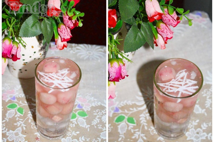 Giải nhiệt mùa hè với nước dừa trân châu vừa ngọt vừa thơm uống hoài không ngán...