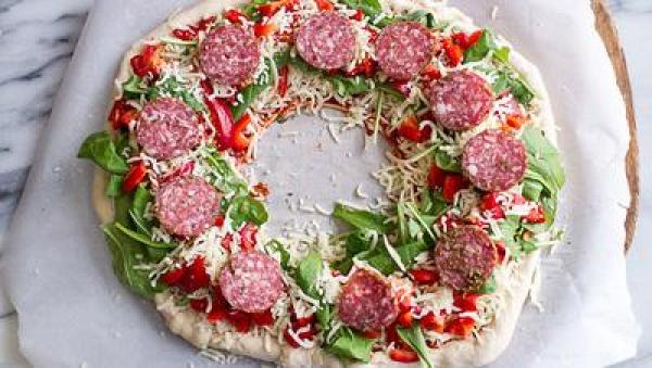 Giáng sinh năm nay nhà mình có món pizza vừa đẹp vừa ngon