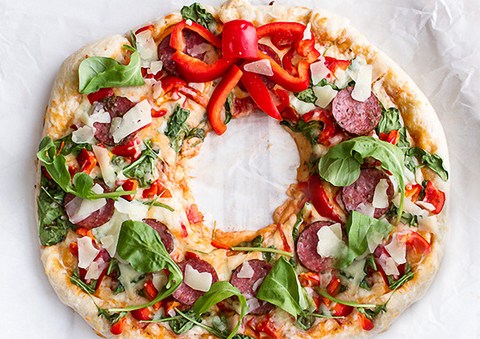 giang sinh nam nay nha minh co mon pizza vua dep vua ngon Giáng sinh năm nay nhà mình có món pizza vừa đẹp vừa ngon