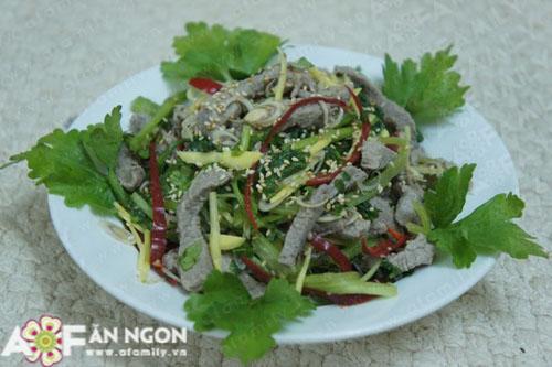 Gỏi bò chua cay - món nhậu ngon cho ngày lễ