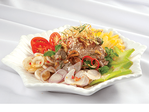 goi bo la chanh Gỏi bò lá chanh