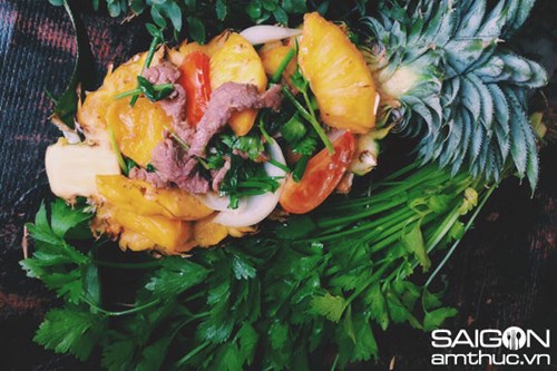 Hấp dẫn bò xào thơm chua ngọt