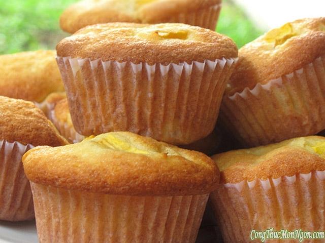 Hấp dẫn với bánh muffin xoài sữa chua