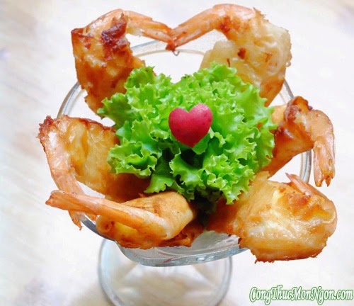 Hấp dẫn với tôm cuộn phô mai chiên giòn
