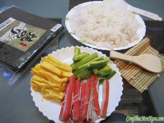 Học cách làm món sushi chiên