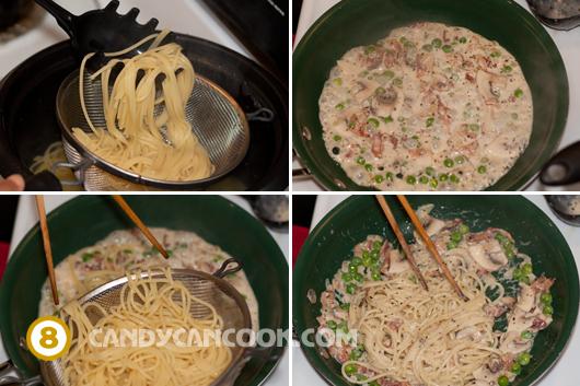 Hướng dẫn cách làm Pasta sốt kem với thịt xông khó