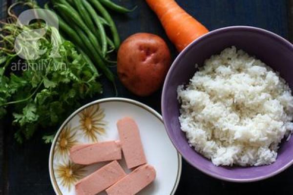 Hướng dẫn chế biến món cơm chiên Dương Châu ngon mê ly