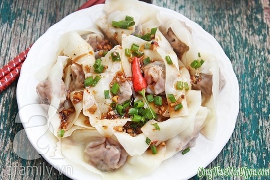 Hướng dẫn làm bánh Hoành Thánh