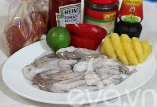 Hướng dẫn làm món bạch tuộc sốt tương cà