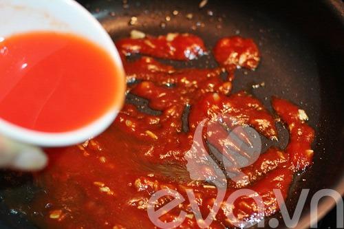 Hướng dẫn làm món bạch tuộc sốt tương cà