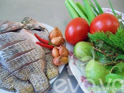 Hướng dẫn làm món Bún cá rô