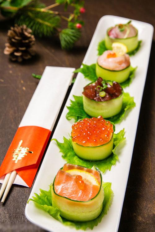 Hướng dẫn làm món sushi cuộn dưa chuột