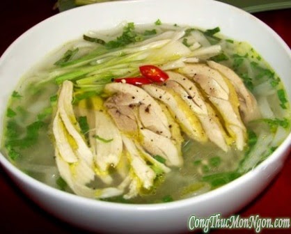 huong dan nau pho ga mien nam ngon tuyet hao Hướng dẫn nấu phở gà miền nam ngon tuyệt hảo