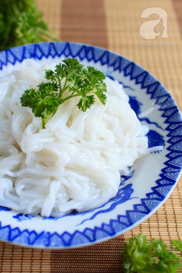 Hướng dẫn tự làm bún tươi cực đơn giản