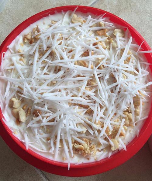 Kem chuối thơm mát cho ngày nắng nóng